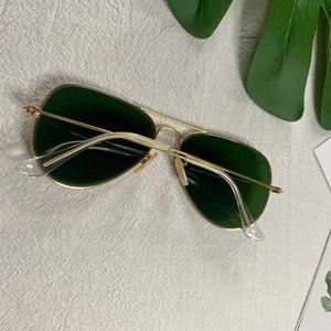 NWT Rayban 3025 Purple Aviators Sunglasses 58mm